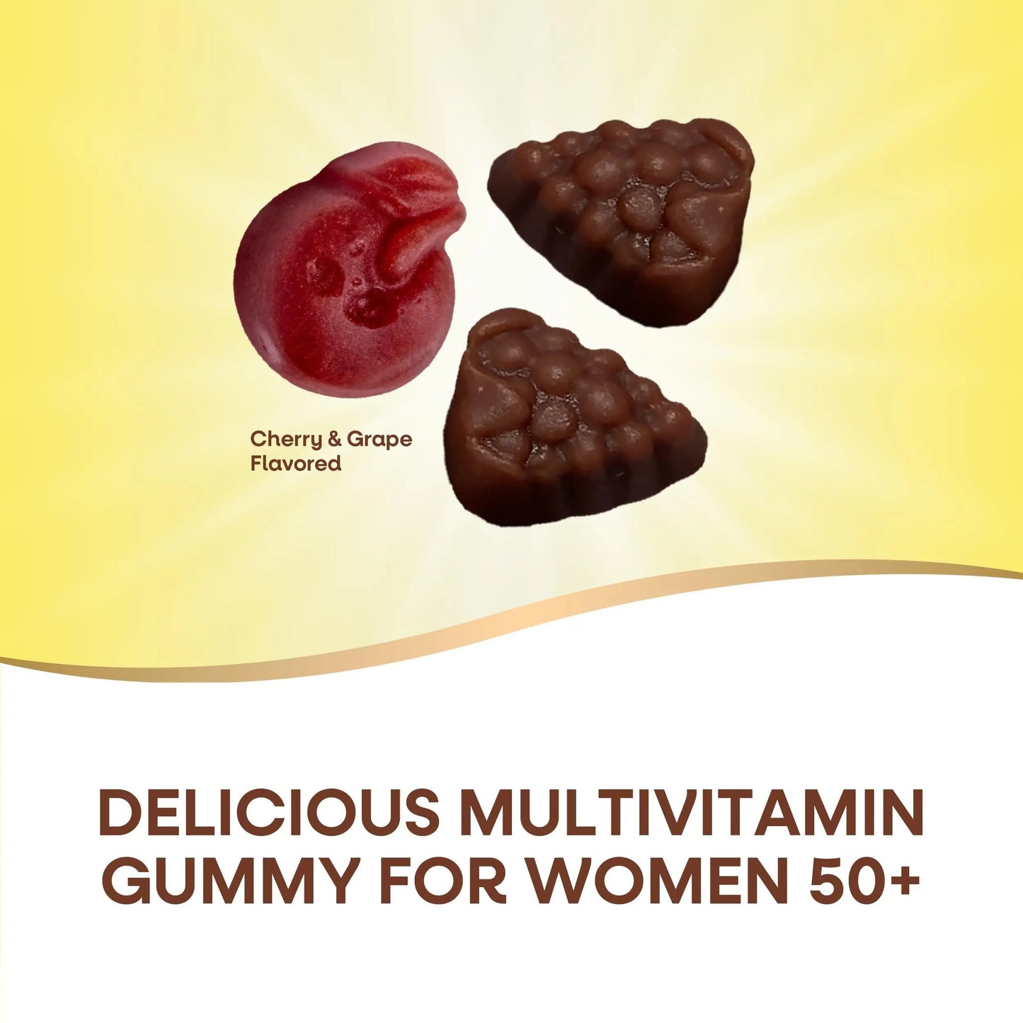 Nature’s Way Alive! Women’s 50+ Premium Gummy Multivitamin, Supports Healthy Heart, Brain & Bones*, B-Vitamins Nature's Way