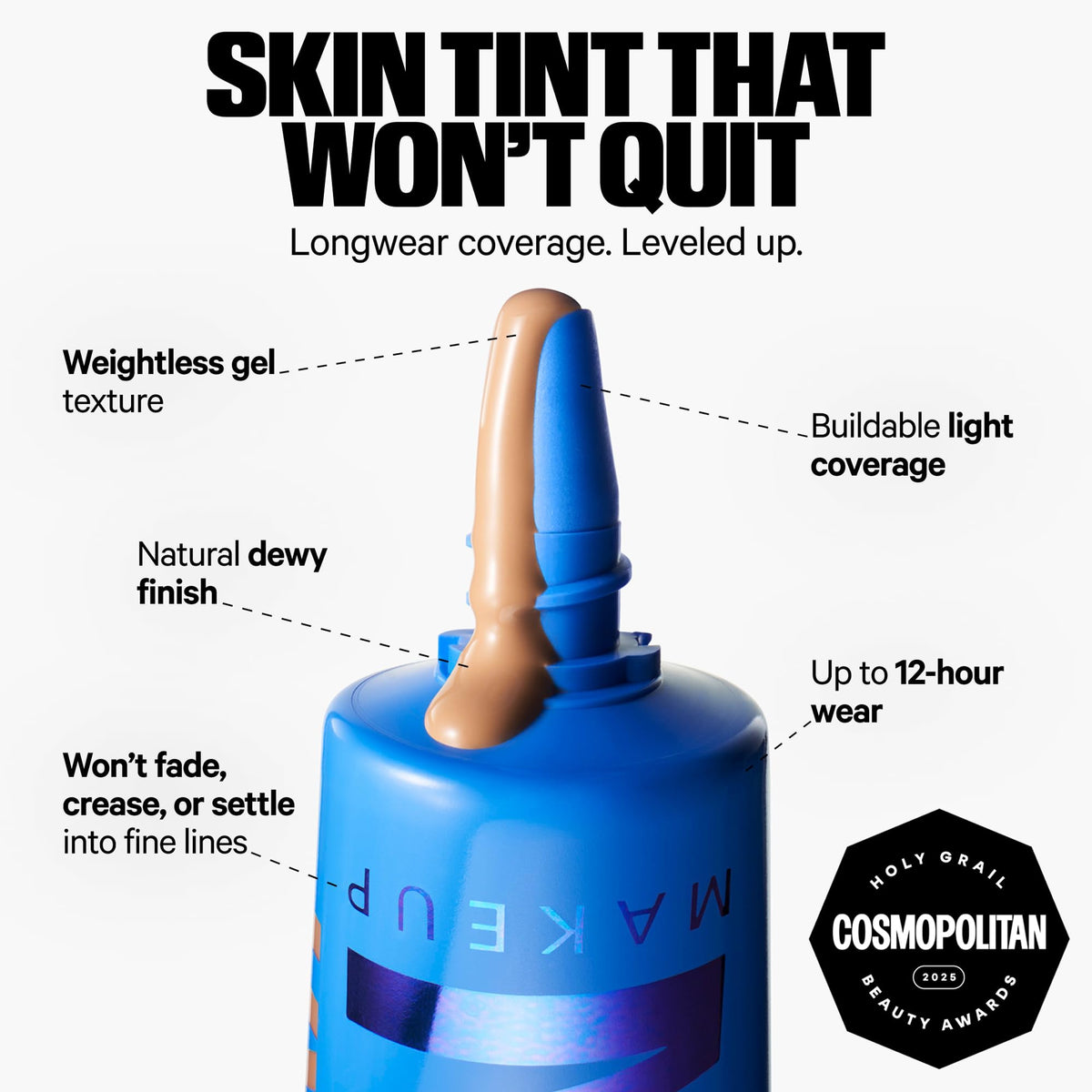 Milk Makeup Hydro Grip Hydrating Gel Skin Tint – 12HR Lightweight Buildable Coverage with Hyaluronic Acid for Natural Dewy Finish – Non-Comedogenic – 9 Medium Tan w/Warm Undertones, 1oz Milk MakeupBuy Supplements Australia