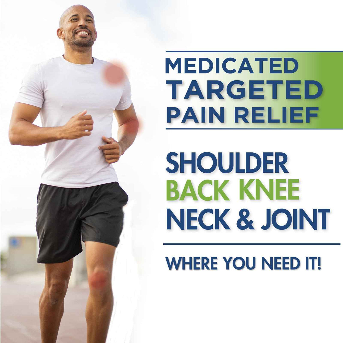 TheraCare Targeted Pain Relief Medicated Patch | Neck, Shoulder, Small Areas | 20-Count | 2.83” x 1.81” | Topical Analgesic | Camphor, Menthol, Methyl Salicylate | Gentle Adhesive