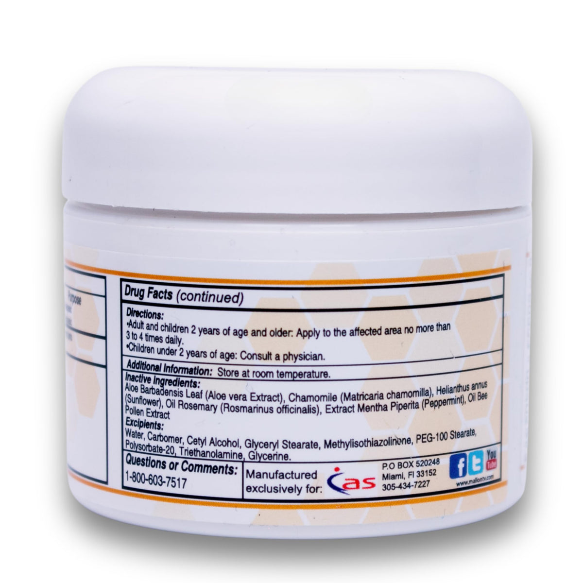 ABEE MED Extra Strength Joint & Muscle Relief Cream – Menthol Cooling & Warming Formula with Bee Pollen, Aloe & Chamomile – Fast-Absorbing Comfort Cream for Back, Knees & Muscles – 2 oz ABEE MEDBuy Supplements Australia