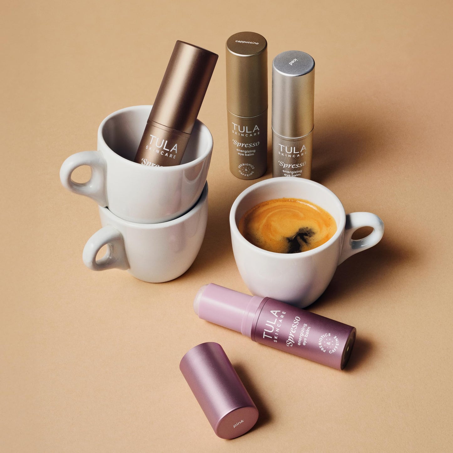 TULA Skin Care ‘Spresso Energizing Eye Balm, Gold Glow - Energizing & Hydrating Caffeine Under Eye Treatment for Dark Circles, Portable and Perfect to Use On-the-go, 0.35 oz. TULABuy Supplements Australia