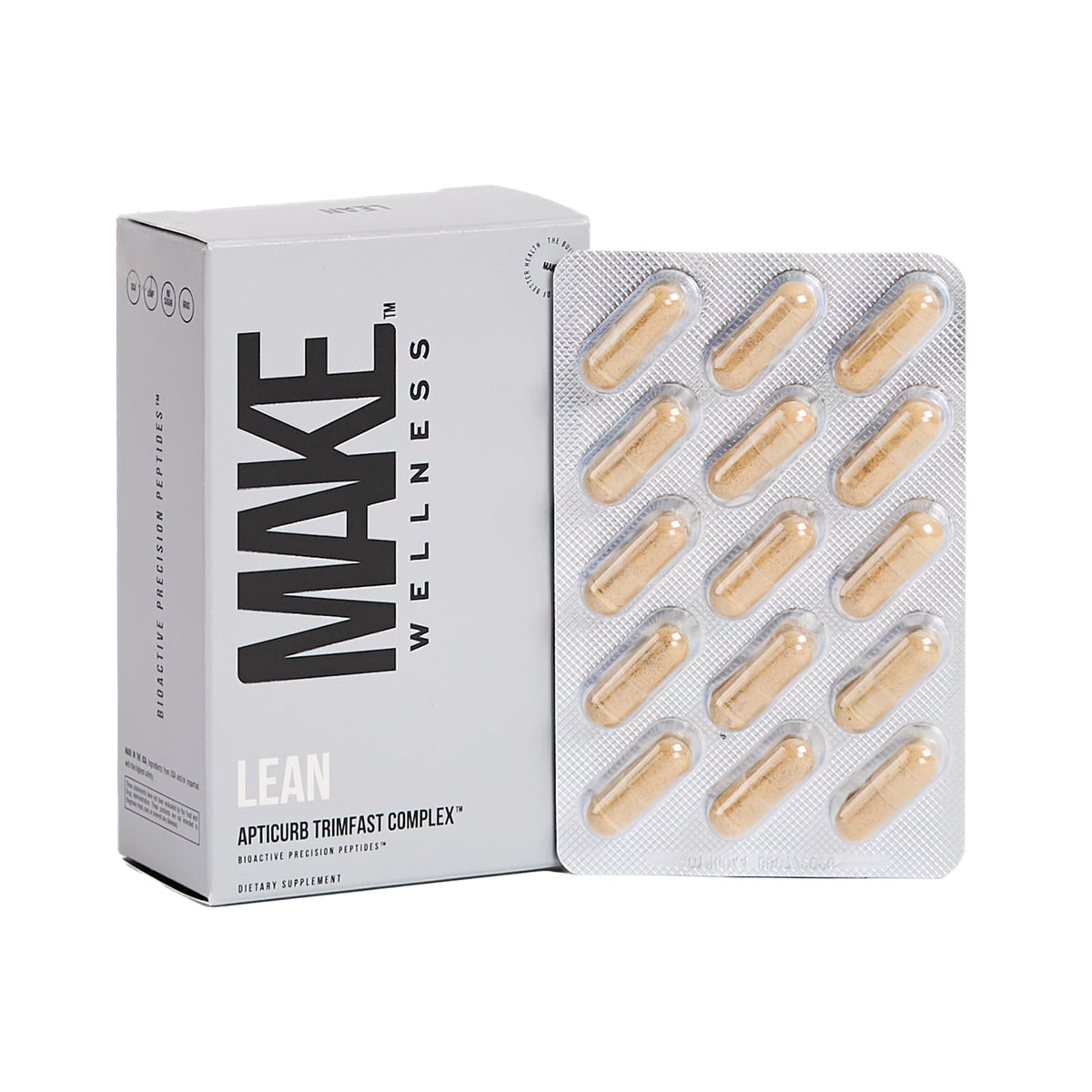 Make Wellness Lean Peptide Supplement | Supports Overall Wellness, Normal Muscle Health & Active Lifestyles | Bioactive Peptide Blend | Clean, Non-GMO Formula | 30 Servings for Daily Nutrition Make WellnessBuy Supplements Australia
