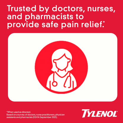 Tylenol Extra Strength Pain Reliever & Fever Reducer, Round Coated Tablets, 500 mg Acetaminophen Pain Relief Pills for Headache, Toothache & Minor Arthritis Pain, 100 ct TylenolBuy Supplements Australia