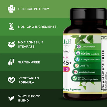 Emerald Labs Women's 45+ Clinical Multi - Multivitamin for Comprehensive Support, Bone & Heart Health* - Designed for Women 45+ Emerald Laboratories