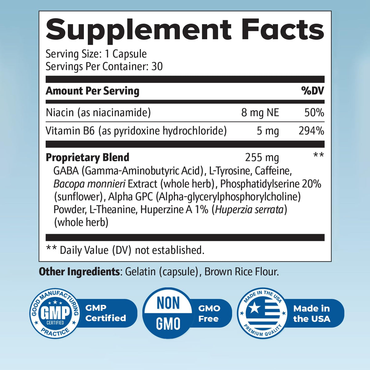 Neuro Sharp – Natural Formula with Bacopa Monnieri, Ginkgo Biloba & Huperzine-A – Made in the USA, Non-GMO, 30 Capsules, 3 Month Supply Nature’s NutriWaveBuy Supplements Australia