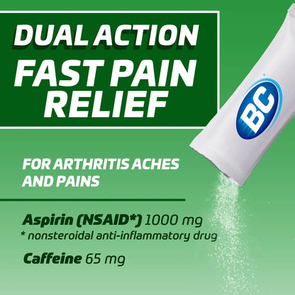 BC Pain Relief Powder, Arthritis Pain, 50 ct (Pack of 1) BCBuy Supplements Australia