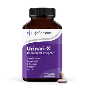 Supplement Product​Urinari-X - Urinary Tract Support - Fast Acting UTI Relief - Vitamin Supplement for Healthy Bladder Function & Immunity - D-Mannose, Cranberry, Caprylic Acid, Uva Ursi & Grapefruit - 90 Capsules - GlowUpCaUSA