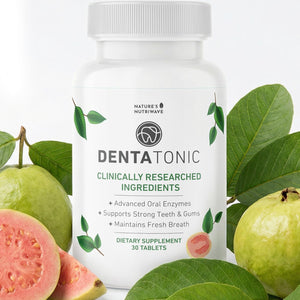 Nature’s NutriWave DentaTonic – Daily Oral Supplement with Guava Fruit, Hydroxyapatite & Enzyme Blend – Made in USA Non-GMO, Stimulant-Free Formula – 30 Tablets, 1 Month Supply Nature’s NutriWaveBuy Supplements Australia