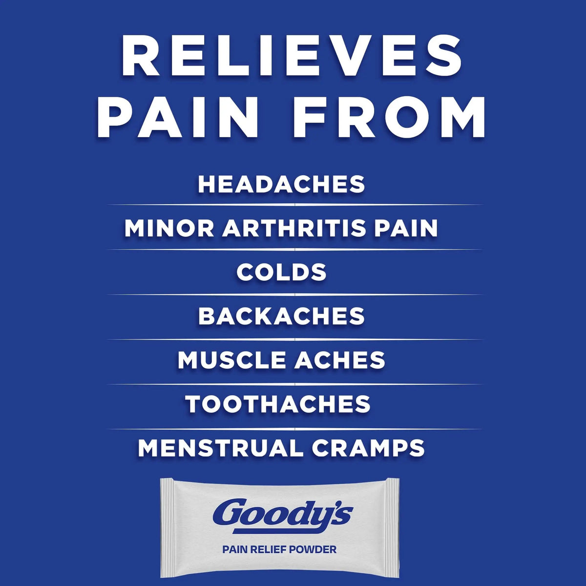 Goody's Pain Relief Powders, Extra Strength Headache Powder, 6 ct (Pack of 1) Goody'sBuy Supplements Australia
