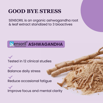 UpNourish Organic Ashwagandha Saffron Supplements with Probiotics - Stress Relief, Mood Enhancer, Calm Happy Pills Support Fatigue Focus Clarity with L-Theanine, Rhodiola, 30 Vegan Capsules
