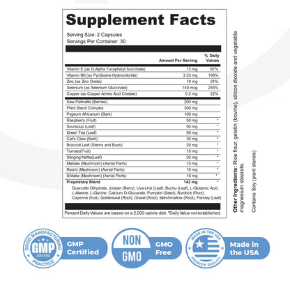 Men Balance Pro – Vitamins, Minerals & Botanicals – 60 Ct, 1 Month Supply | Vitamins, minerals & botanicals, plant-based | Non-GMO, Vegetarian, GMP-Certified | Easy-to-swallow capsule
