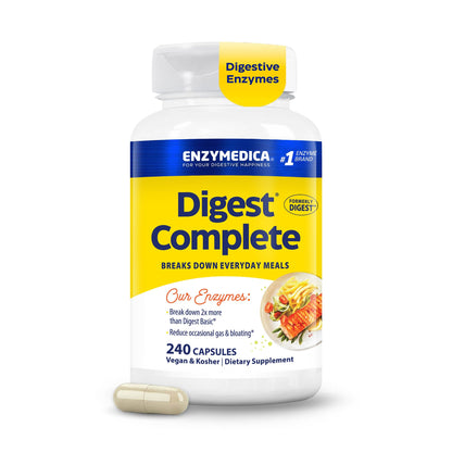 Enzymedica Digest Complete - Helps Gas & Bloating - 90 Caps