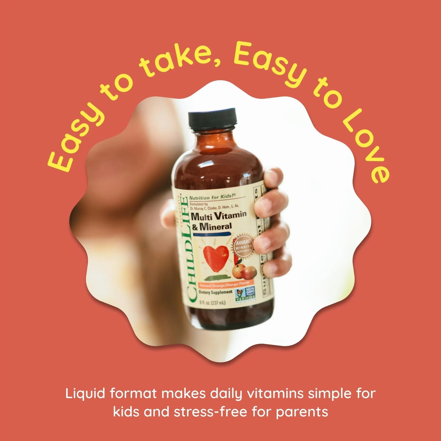 CHILDLIFE ESSENTIALS Kids Multivitamin & Mineral - Kids Vitamins, Liquid Multivitamin for Kids CHILDLIFE ESSENTIALS
