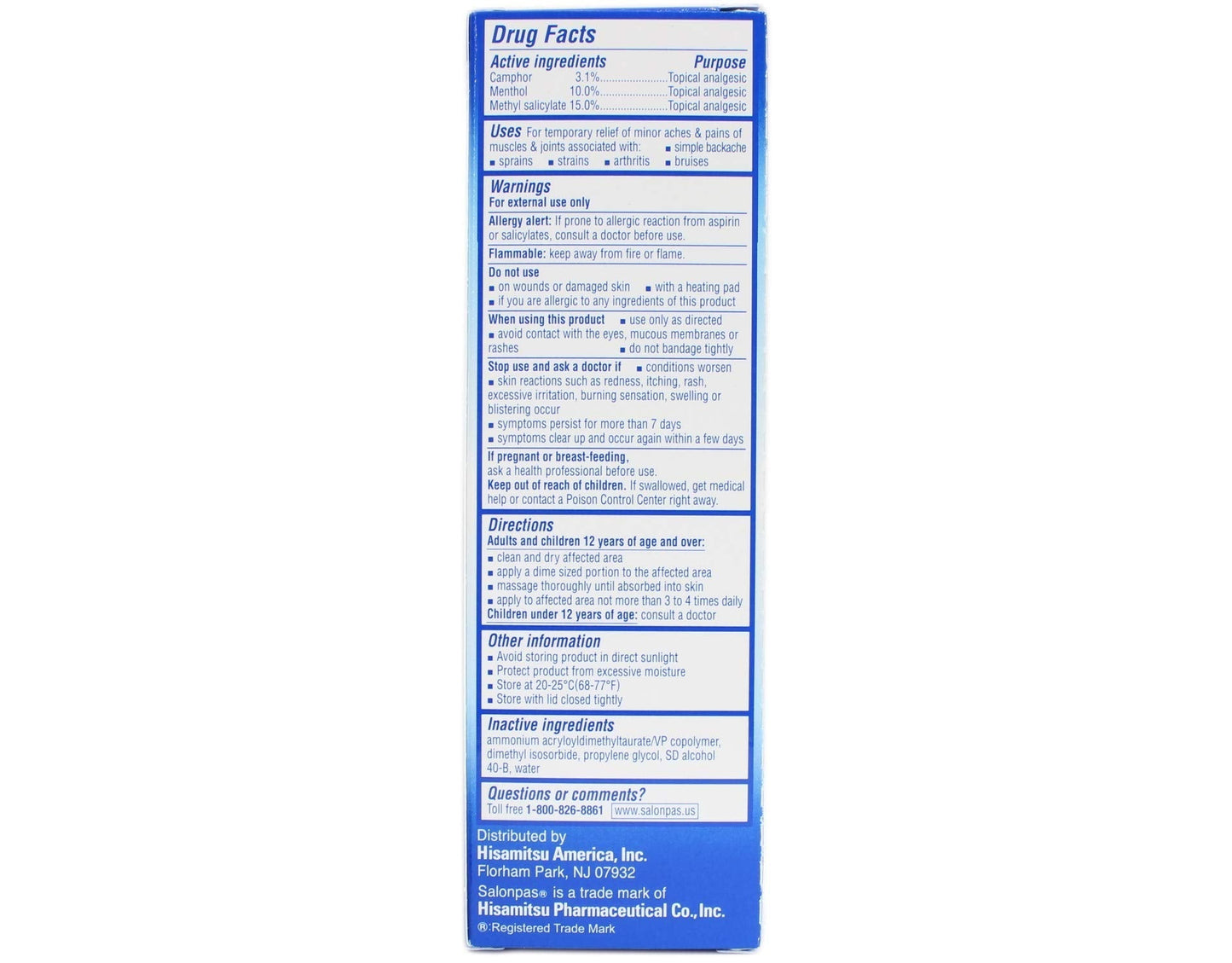 Salonpas Deep Pain Relieving Gel 2.75oz by Salonpas SalonpasBuy Supplements Australia