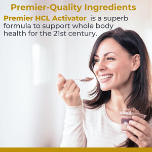 Premier Research Labs Premier HCL Activator - Pepsin Digestive Enzymes Supplement for Optimal Digestive Function for Men & Women, Low Stomach Acid, Nutrient Absorption - 90 Vegetarian Capsules Premier Research LabsBuy Supplements Australia