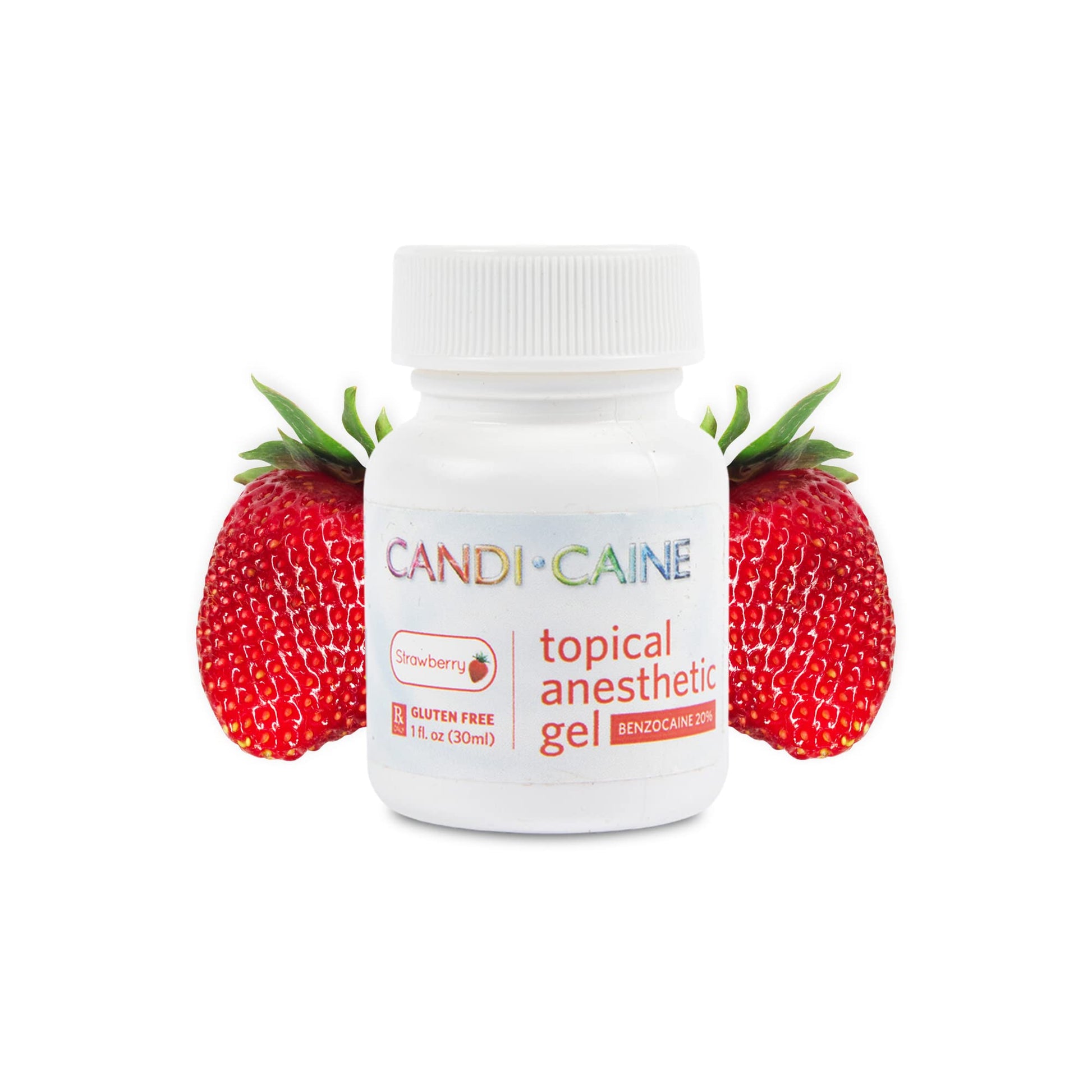 The Essentials Dynamic Dental Candi Caine, Topical Anesthetic Gel, 1 oz, Strawberry Flavor The EssentialsBuy Supplements Australia
