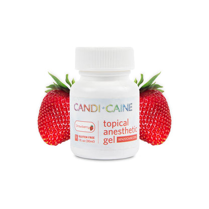 The Essentials Dynamic Dental Candi Caine, Topical Anesthetic Gel, 1 oz, Strawberry Flavor The EssentialsBuy Supplements Australia
