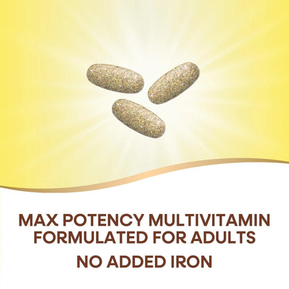 Nature's Way Alive! Max3 Potency Adult Complete Multivitamin, High Potency B-Vitamins to Support Energy Metabolism Nature's Way