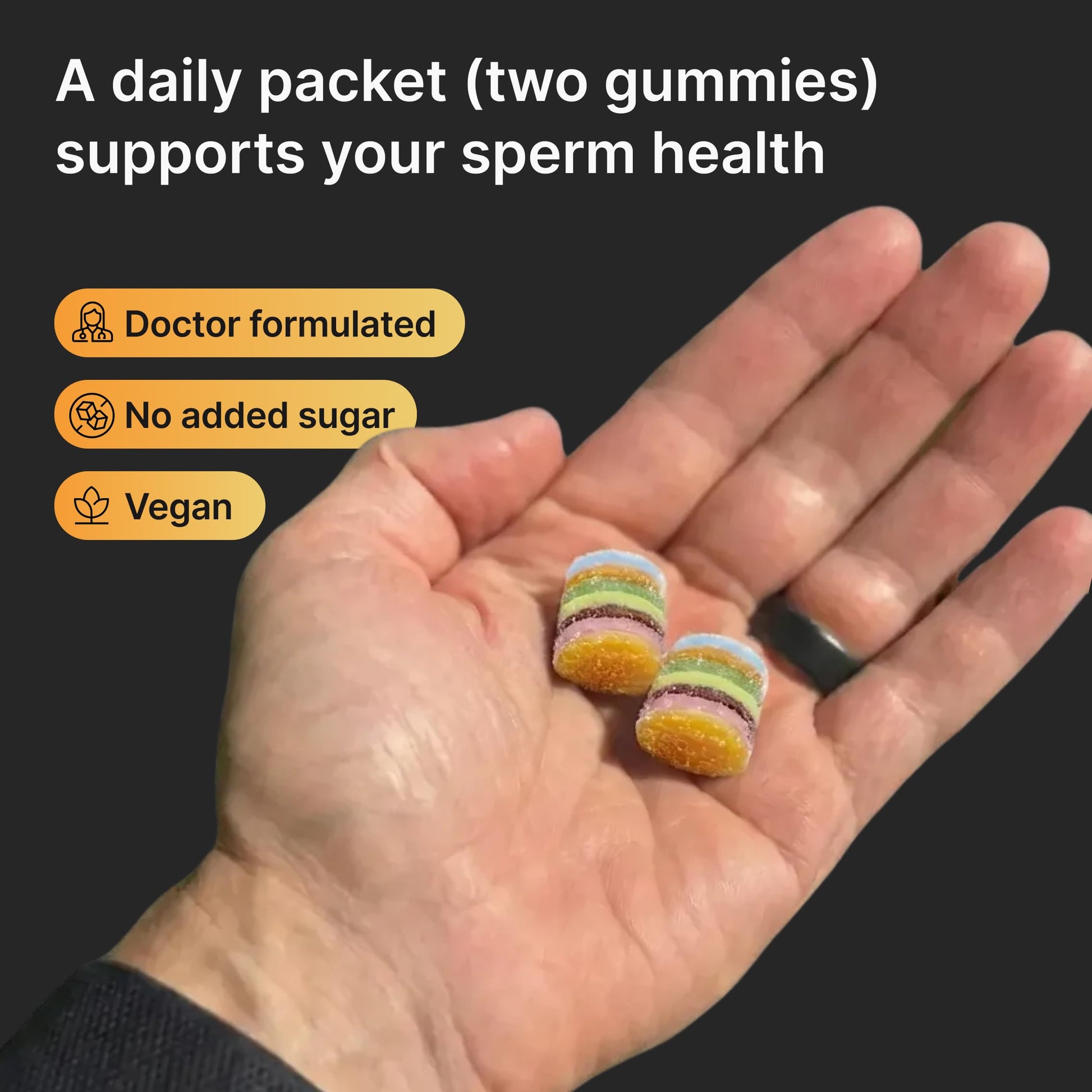Luminary Vitamins Create for Men | IVF-Doctor Formulated Male Fertility Gummies | 300 mg CoQ10, 900 mg L-Carnitine, 10 mg Lycopene | Supports Sperm Health | Vegan & No Added Sugar (28 Day Supply) Luminary Vitamins buy supplements Au