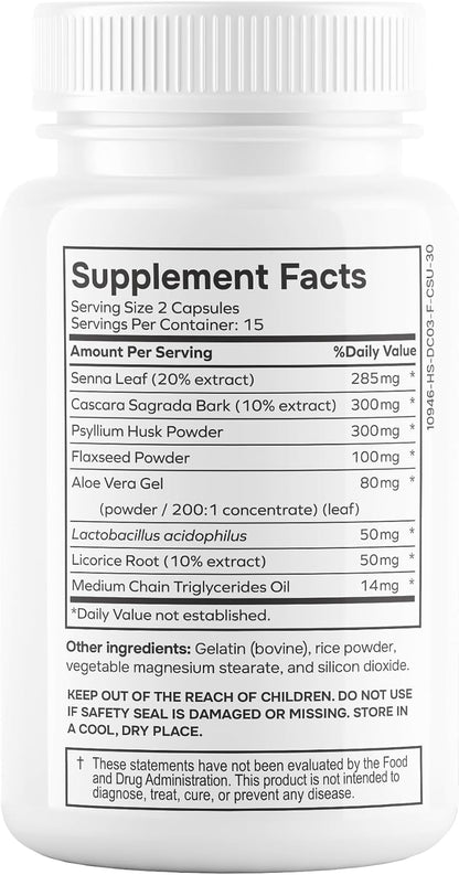 Coloslim - Gentle Colon Cleanse for Digestive Health & Gut Flora