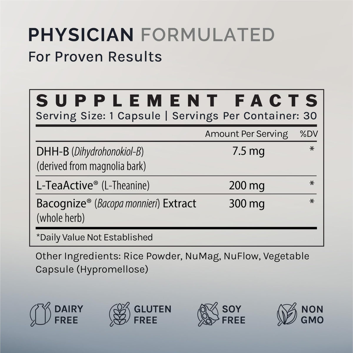 InfiniWell Calm - Mood & Cognitive Support Supplement for Adults with L-Theanine, Bacopa monnieri & DHH-B - Supports Relaxation, Focus & Mental Clarity (30 Capsules) InfiniWellBuy Supplements Australia