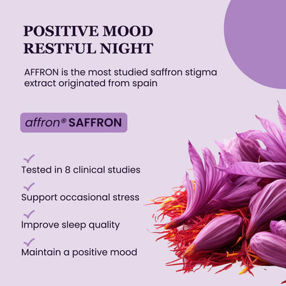 UpNourish Organic Ashwagandha Saffron Supplements with Probiotics - Stress Relief, Mood Enhancer, Calm Happy Pills Support Fatigue Focus Clarity with L-Theanine, Rhodiola, 30 Vegan Capsules
