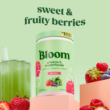 Bloom Raspberry Lemon Creatine and Berry Greens Bundle