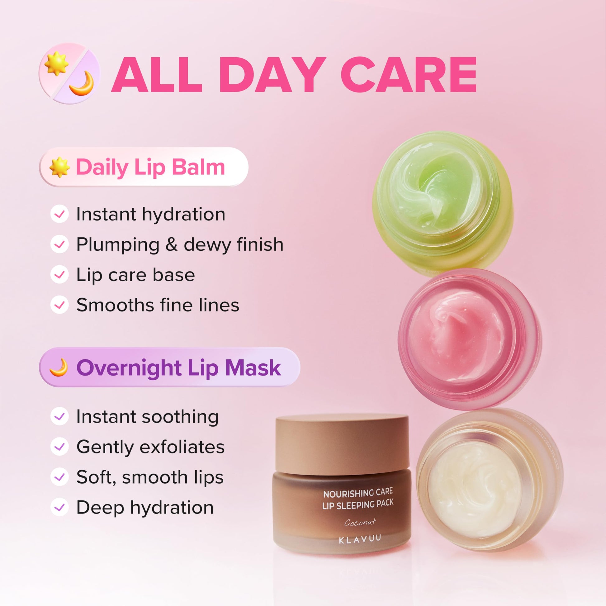 Klavuu Lip Mask Sleeping Pack (0.7oz) – Overnight Deep Hydrating Korean Lip Balm Treatment for Very Dry, Chapped Lips | Lip Lightening & Plumping with Instant Hydration | Gentle Exfoliating (Berry) KLAVUUBuy Supplements Australia