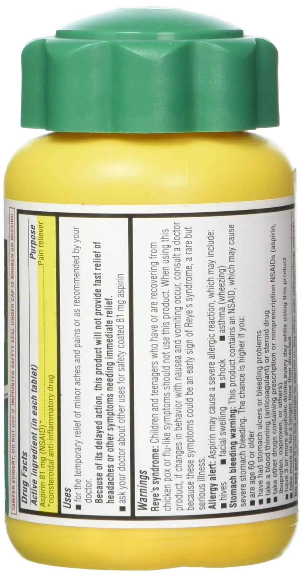 Life Extension Low Dose Aspirin - 81 mg - 300 Enteric Coated Tabs