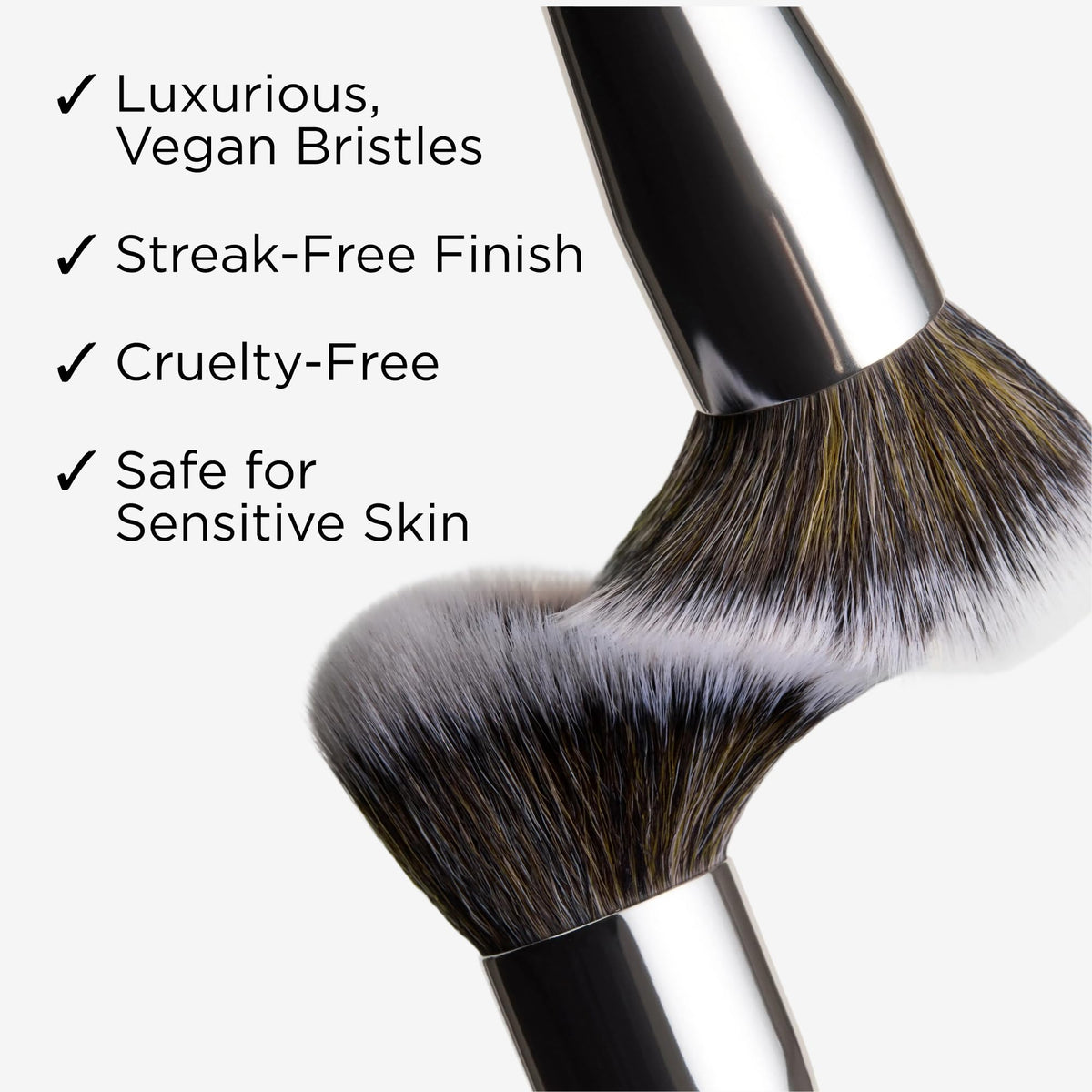 Haleys Beauty Kabuki Foundation Brush For Applying Powder, Foundation, Bronzer, Blush, and Mineral Make up, Soft Bristles, Seamless Blending, Makeup Brushes Essential, Vegan & Cruelty Free HALEYSBuy Supplements Australia