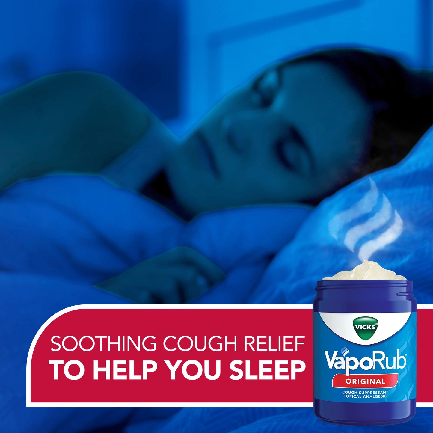 Vicks VapoRub, Original, Cough Suppressant, Topical Chest Rub & Analgesic Ointment, Medicated Vicks Vapors, Relief from Cough Due to Cold, Aches & Pains, 1.76oz Vicks buy supplements Au