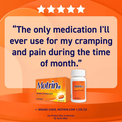 Motrin IB Ibuprofen 200mg Tablets, Ibuprofen Pain & Fever Reliever for Headache, Backache, Muscular Aches, Menstrual Pain & Minor Arthritis Pain, Over-The-Counter NSAID Medicine, 225 ct Motrin buy supplements Au