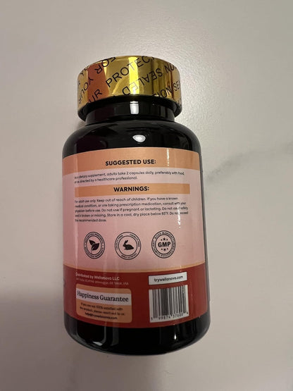 Turmeric Curcumin Supplement with Ginger & Black Pepper Extract 3,600 mg | Ultra High Absorption, Inflammation, Joint & Muscle Support, 60 Capsules