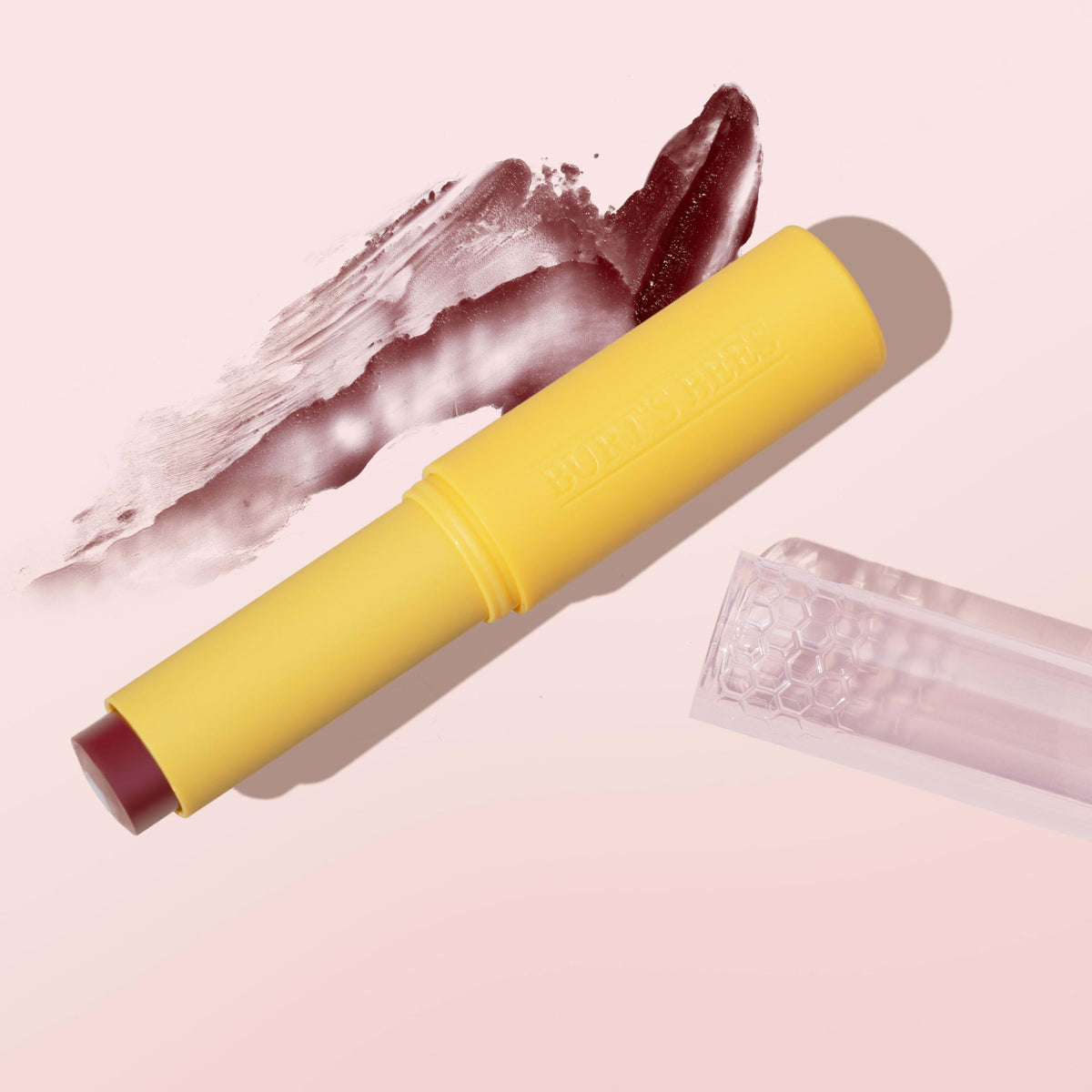 Burt’s Bees Tinted Boosted Balm, Misty Mauve, Hydrating Tinted Lip Balm with Vitamin C, E, and F Core, 24 Hour Lip Moisturizer