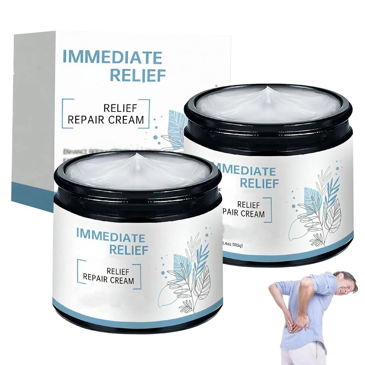 Magnesium Cream, 2025 New Upgraded Magnesium Gel for Back, Neck, Hands, Knees-50g (2 Bottle) DiinouBuy Supplements Australia