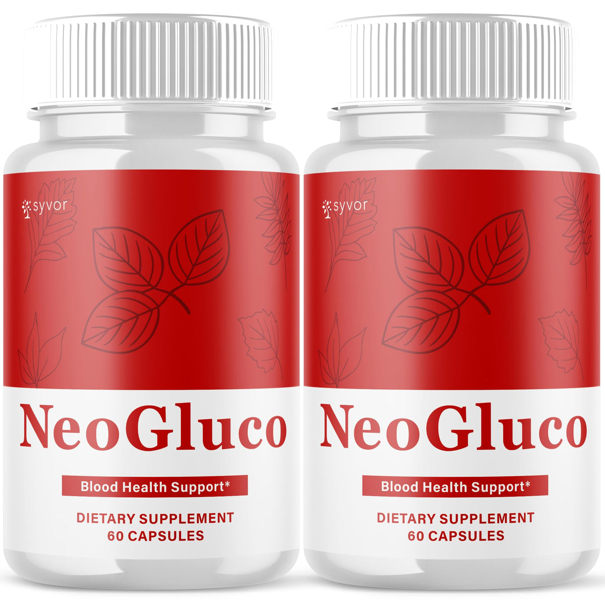 (2 Pack) NeoGluco Capsules, Official NeoGluco Glycogen Support Pills with All Natural Ingredients, Advanced Formula Health Supplement with Max Strength Premium Vitamins for Women & Men (120 Capsules) SyvorBuy Supplements Australia