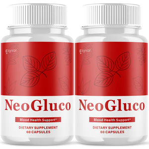 (2 Pack) NeoGluco Capsules, Official NeoGluco Glycogen Support Pills with All Natural Ingredients, Advanced Formula Health Supplement with Max Strength Premium Vitamins for Women & Men (120 Capsules) SyvorBuy Supplements Australia