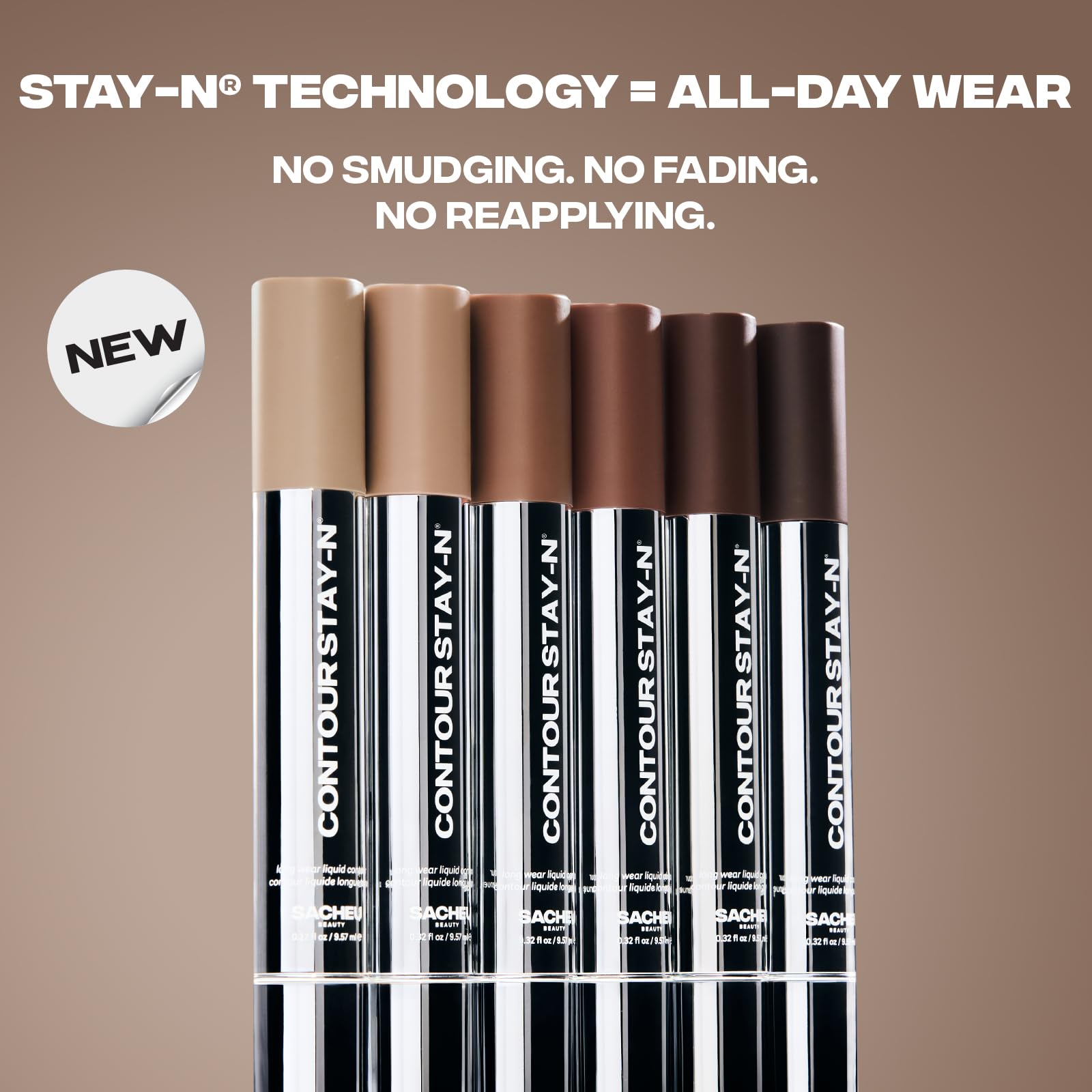 Sacheu Liquid Contour STAY-N Long Wear Cream Contour Makeup — Long Lasting, Blendable, & Lightweight Formula — Vegan & Cruelty-free, Giving Drama SacheuBuy Supplements Australia