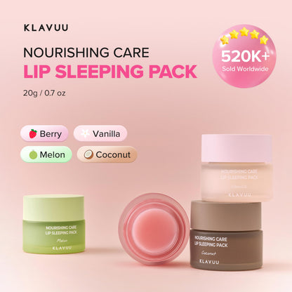 Klavuu Lip Mask Sleeping Pack (0.7oz) – Overnight Deep Hydrating Korean Lip Balm Treatment for Very Dry, Chapped Lips | Lip Lightening & Plumping with Instant Hydration | Gentle Exfoliating (Berry) KLAVUUBuy Supplements Australia