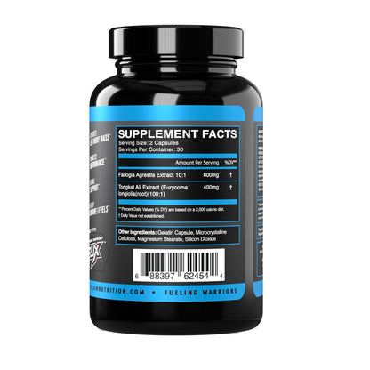 eFlow Nutrition Fadogia Agrestis + Tongkat Ali - [2-in-1] Natural Performance Supplement for Health and Wellness - Hormone, Energy, & Mood Support - Extract Powder (60 Capsules) eFlow NutritionBuy Supplements Australia