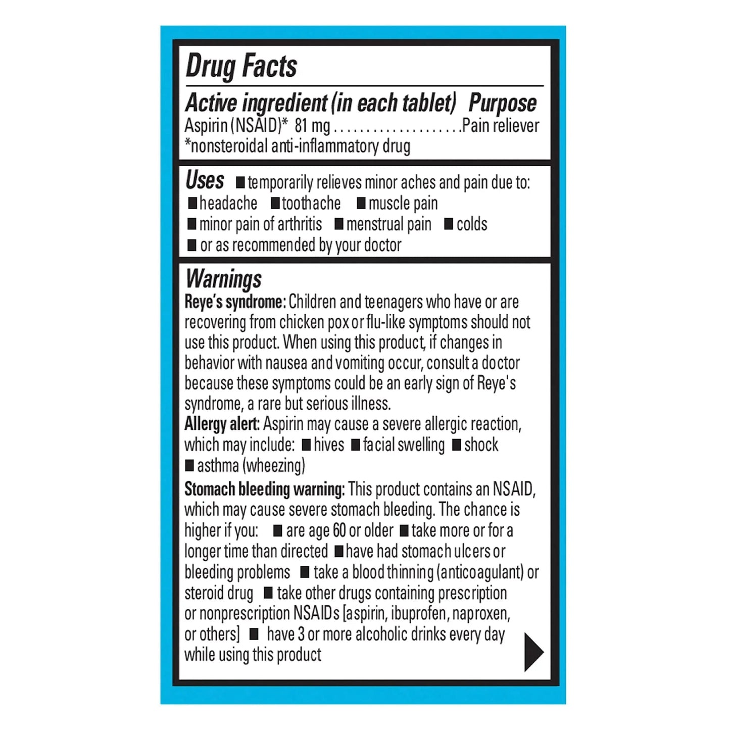 Ecotrin Safety Coated Aspirin Pain Reliever Tablets, Low Strength, NSAID 81mg, 45 ct (Pack of 3) EcotrinBuy Supplements Australia