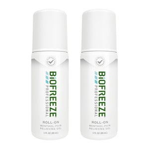Biofreeze Professional Pain Relief Roll On, Knee & Lower Back Pain Relief, Arthritis Pain Reliever, Neck Pain Relief, Cooling Joint Pain Relief, Roll-On Menthol Gel 3 Fl Oz (Pack of 2) BiofreezeBuy Supplements Australia