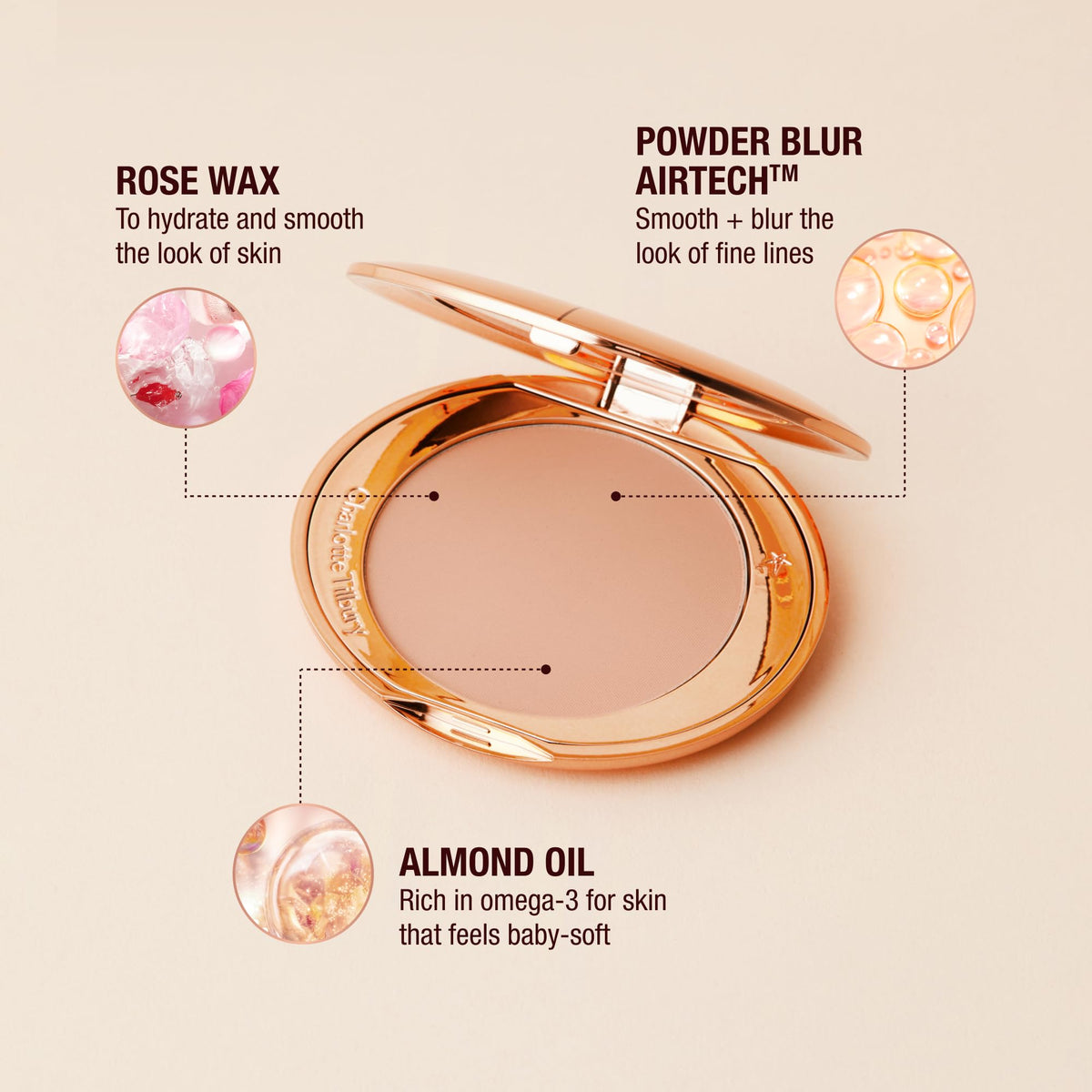 Charlotte Tilbury Airbrush Flawless Finish Setting Powder - Pore-Blurring Pressed Powder for Face Makeup to Minimize Shine with a Soft-Focus Finish - 1 Fair Charlotte TilburyBuy Supplements Australia