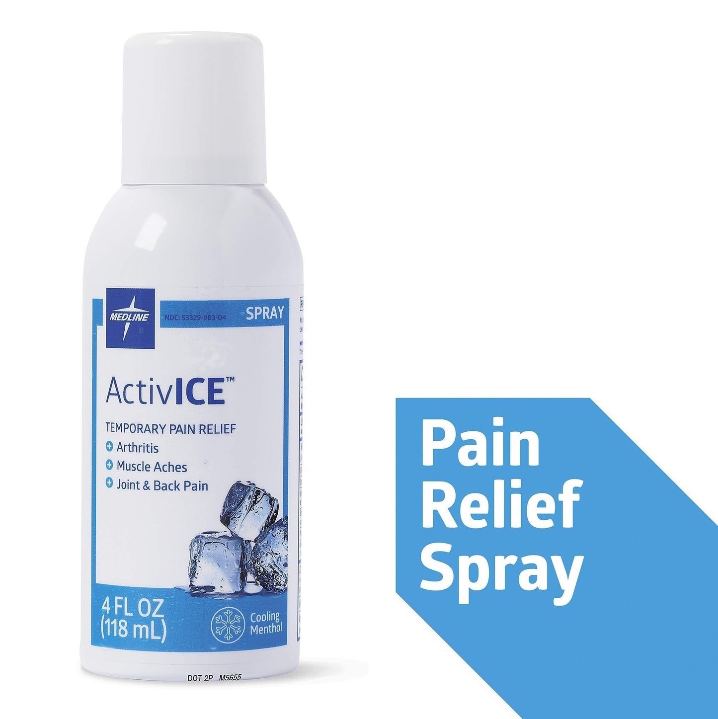 Medline ActivICE Spray Cooling Gel, Topical Pain Relief for Arthritis, Joint, Muscle, Back & Body Aches & Pain, 4 oz MedlineBuy Supplements Australia