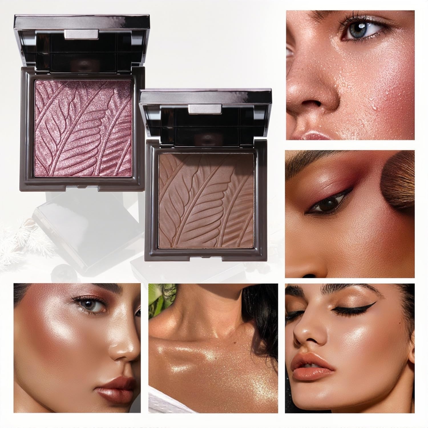 Melemando Face Sculpting Contour Palette 6 Colors Smooth Cream Matte Contour Pressed Powder Lightweight and Easy to Blend Contour Makeup (Color 02) MelemandoBuy Supplements Australia