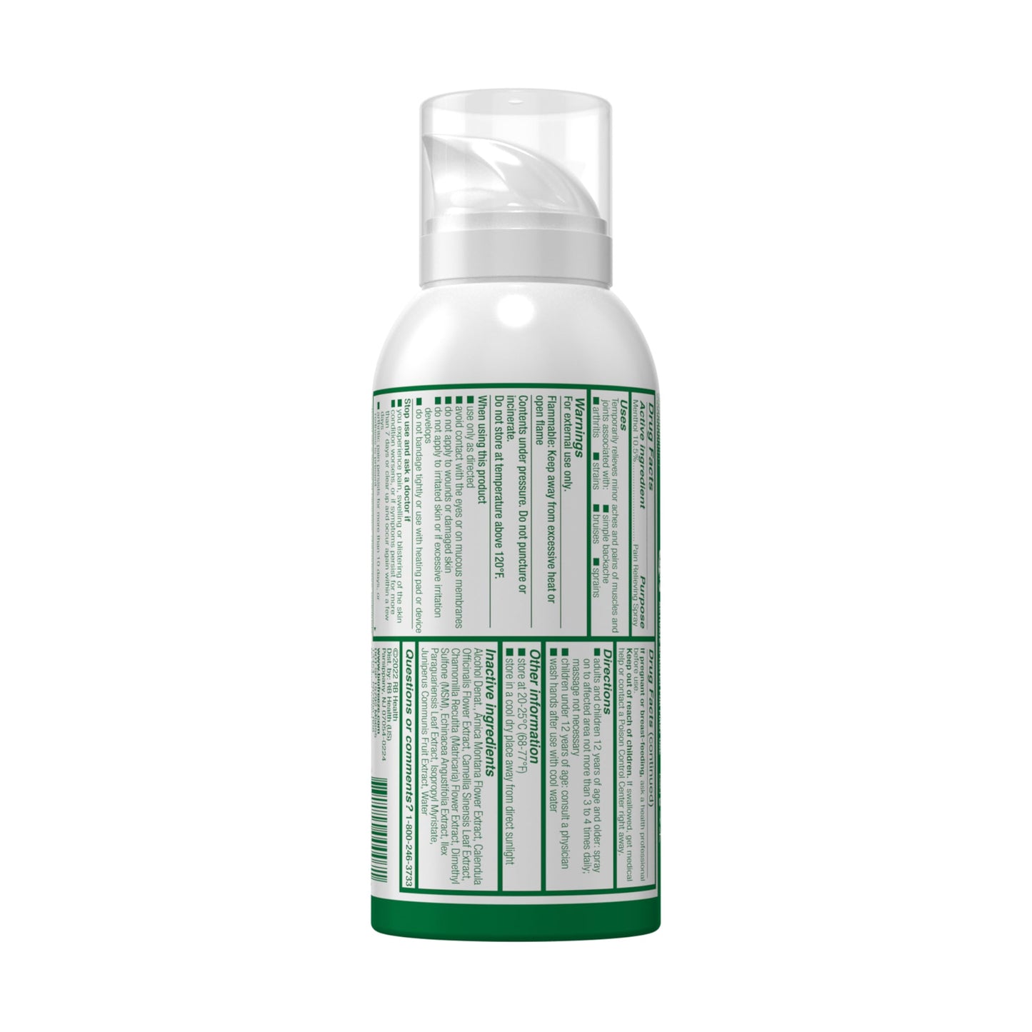 Biofreeze Menthol Pain Relieving Spray 3 FL OZ Colorless Aerosol Spray for Pain Relief Associated with Sore Muscles, Arthritis, Simple Backaches, and Joint Pain (Packaging May Vary) BiofreezeBuy Supplements Australia