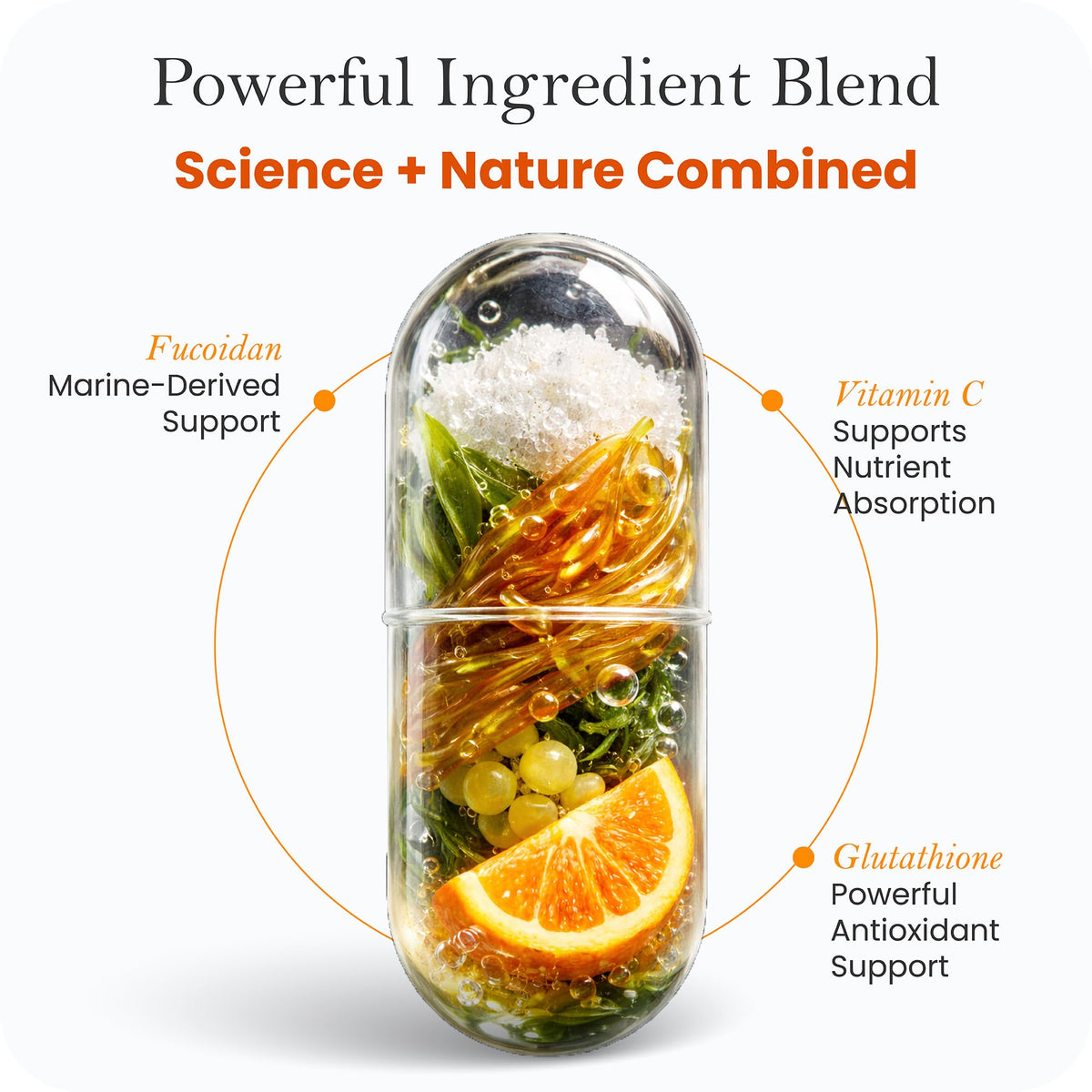 Advanced Glutathione Complex 500mg – with Fucoidan & Vitamin C – Antioxidant Support for Skin Glow, Detox & Immune Health – Non-GMO, Made in USA (60 Capsules) Collagen Laborés buy supplements Au