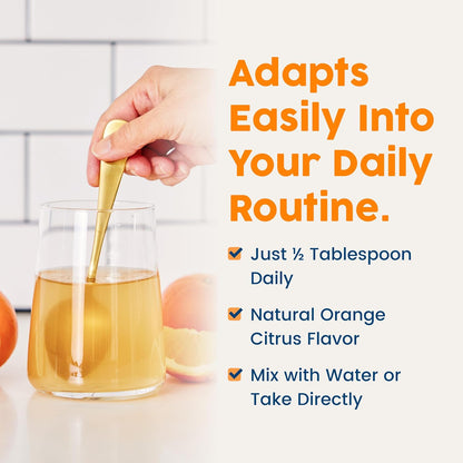 NativePath Liposomal Vitamin C 500mg, Orange, 30 Servings | From Whole-Food Amla, High Absorption Antioxidant, Supports Collagen Production, Soy-Free Liquid, Non-GMO