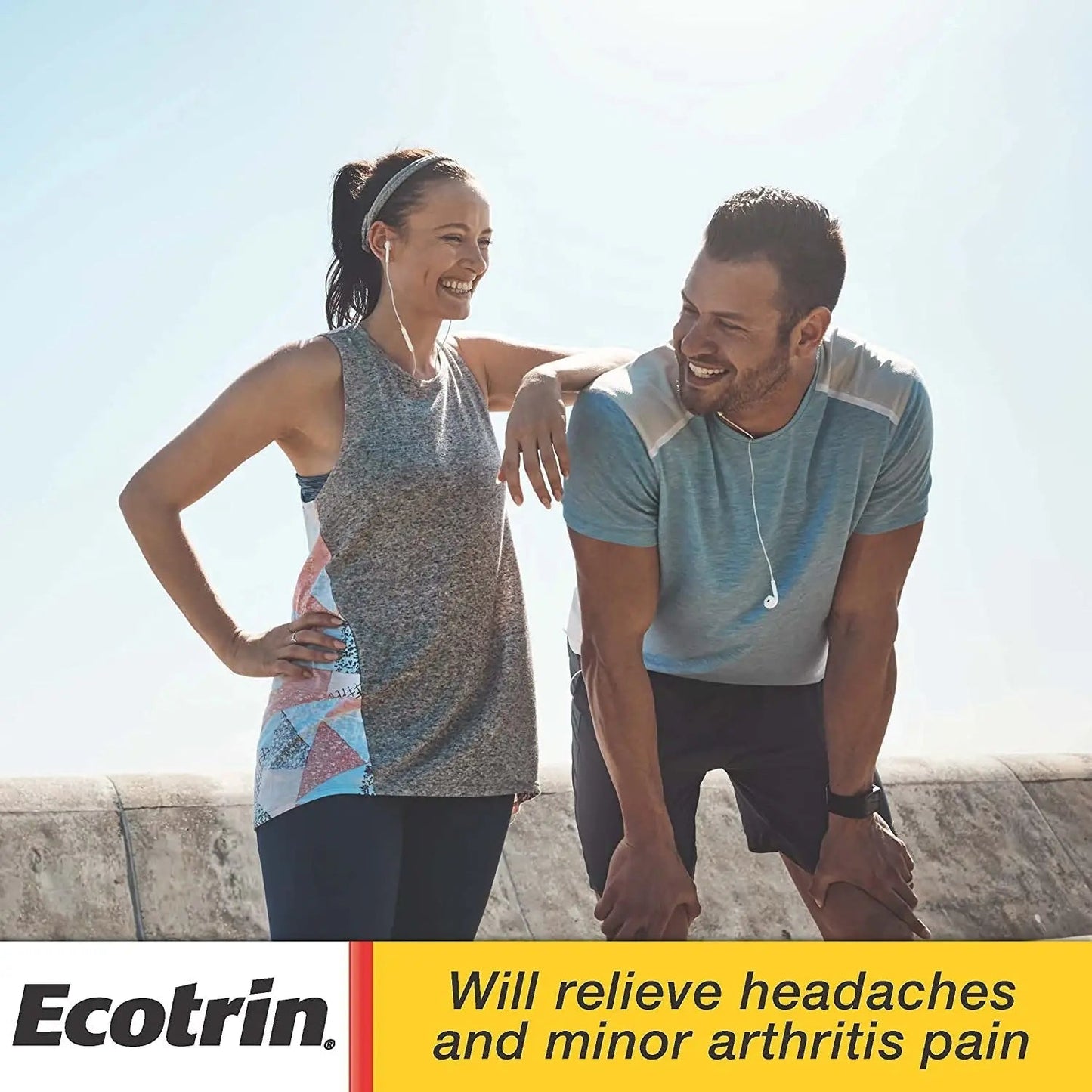 Ecotrin Safety Coated Aspirin Arthritis Pain Reliever Tablets, Regular Strength, NSAID 325 mg, 125 ct (Pack of 2) EcotrinBuy Supplements Australia