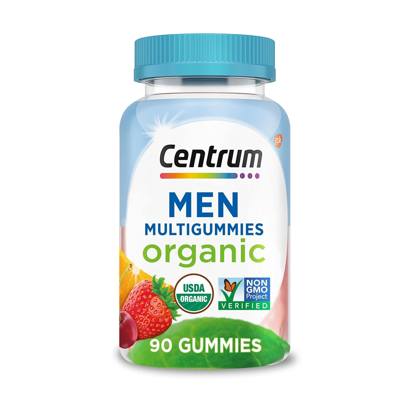 Centrum Men's Organic Multigummies, Men's Multivitamin Gummies, Organic Multivitamin for Men with Essential Nutrients Centrum